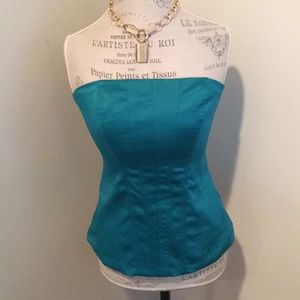 COPY - Teal satin bustier